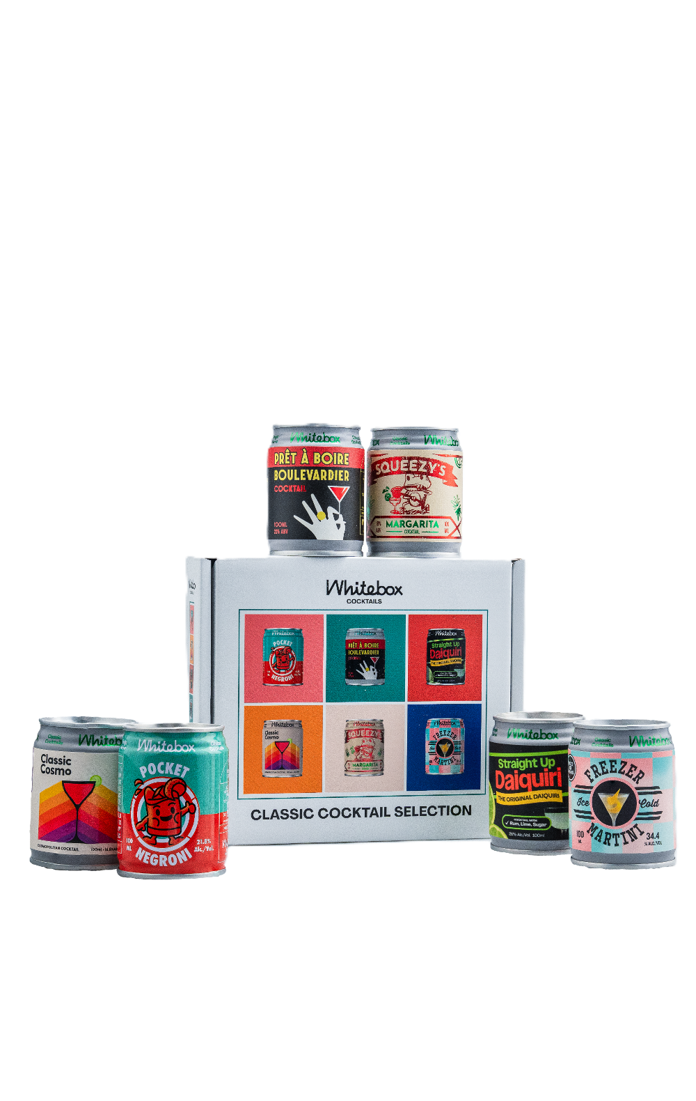 Cocktail prêt à boire Whitebox Coffret 6 canettes