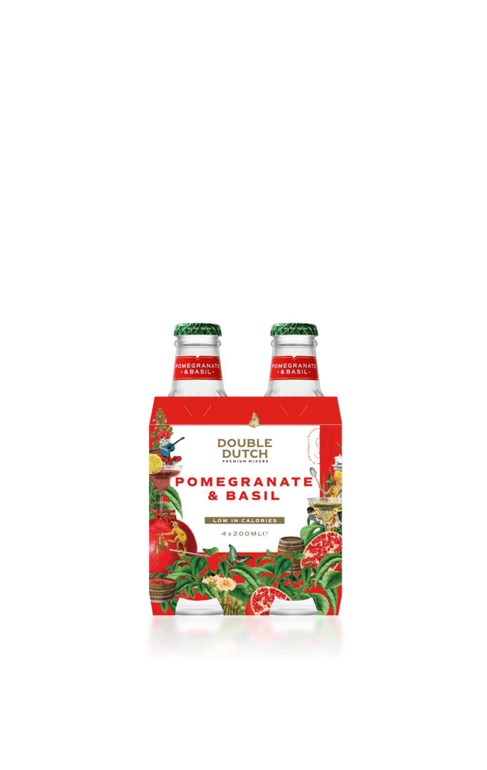 Mixer Double Dutch Soda Grenade & Basilic (1 fardeau de 6x4 bouteilles 20cl)