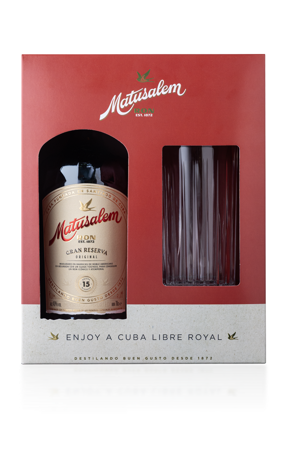 Coffret Ron Matusalem Gran Reserva 15 + 1 verre Highball