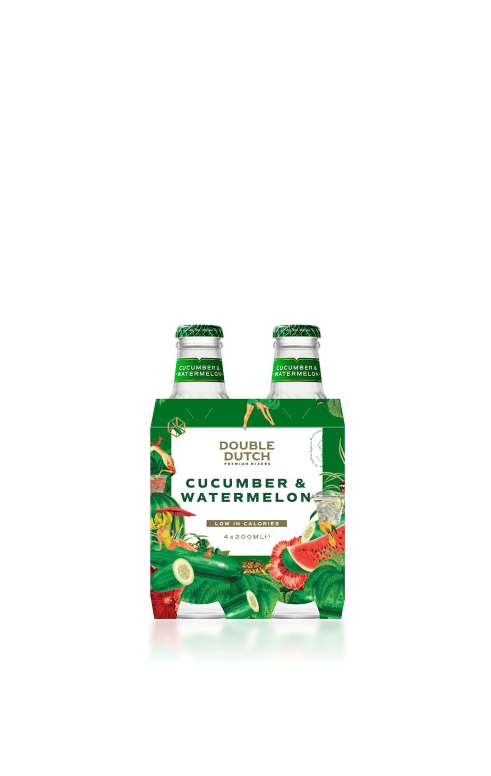 Mixer Double Dutch Soda Concombre &amp; Pastèque (1 fardeau de 6x4 bouteilles 20cl)