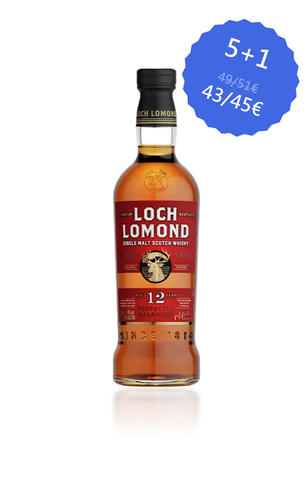 Single Malt Scocth Whisky Loch Lomond 12 ans