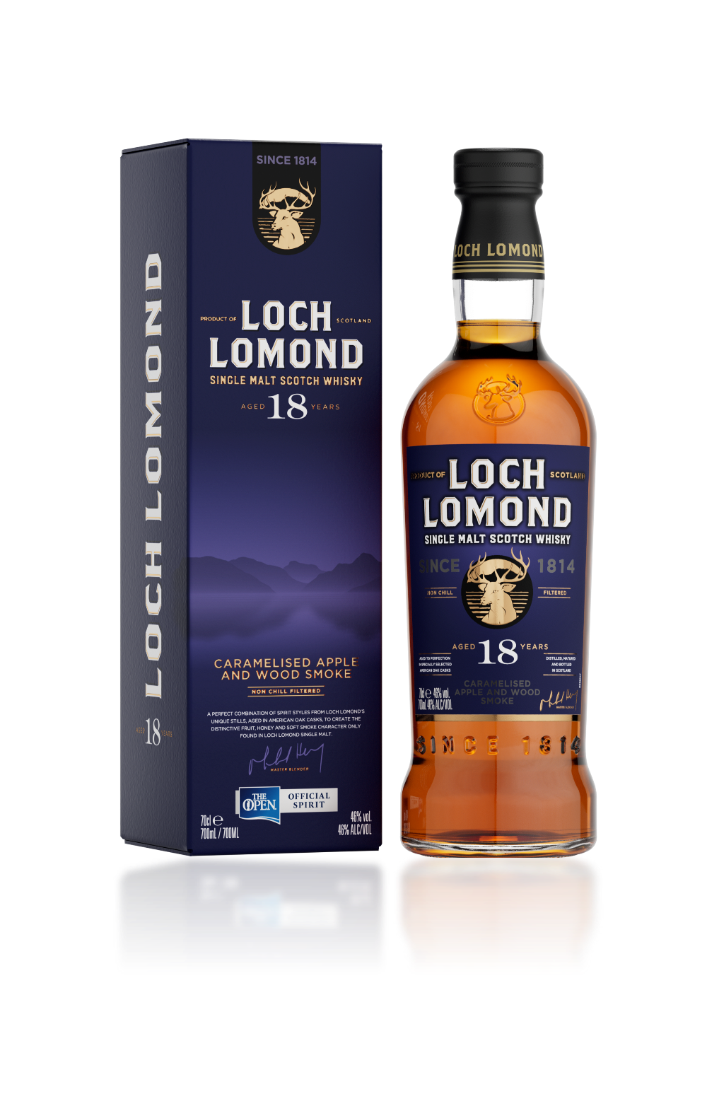 Single Malt Scotch Whisky Loch Lomond 18 ans